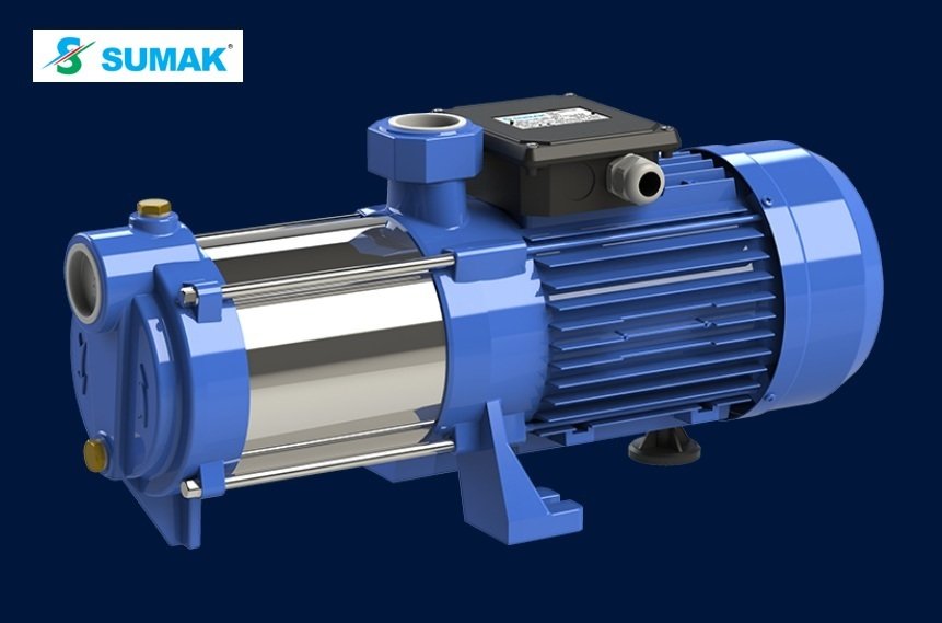Sumak SYT12-300/6   3Hp 380V  Yatay Milli Kademeli Pompa