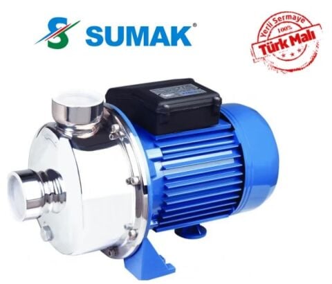 SUMAK SMINOX/A-150-S 1.5 HP 220V PASLANMAZ SICAK SU SANTRİFÜJ POMPA