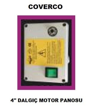 COVERCO-  1Hp  220V   4'' Dalgıç Motor  İçin - Dalgıç Pompa Elektrik Panosu
