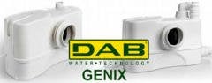 DAB GENIX 110 PARÇALAYICI BIÇAKLI WC POMPASI (1+1 GİRİŞLİ)
