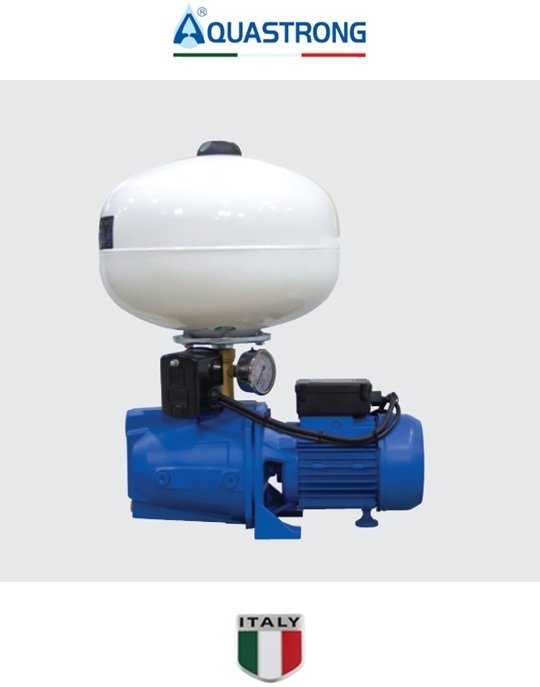 Aquastrong  CH 50 WJ 150      1.5Hp 220V   50 Litre  Küre Tanklı Jet Paket Hidrofor