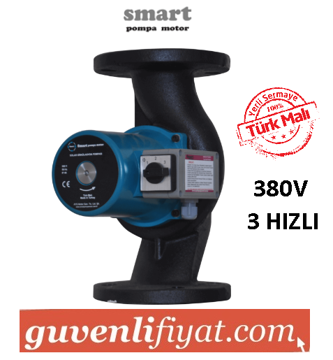 SMART SPM 80/7-360-3 TF 380V FLANŞLI 3 HIZLI SİRKÜLASYON POMPASI