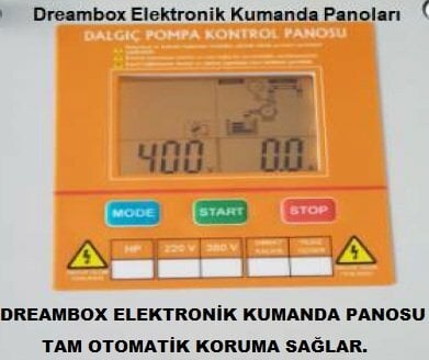 DREAMBOX EBM 300 1-3 HP 220V DALGIÇ POMPA DİJİTAL KORUMA PANOSU