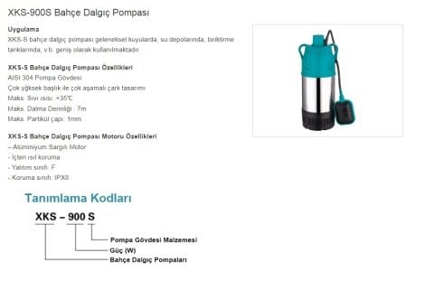 LEO XKS-1100S 1.5hp 220v Kademeli Keson Kuyu Dalgıç  Pompa