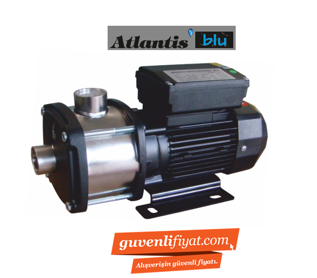 ATLANTİS KDOD 4-7M -1,6 HP-220V- KOMPLE PASLANMAZ ÇELİK ÇOK KADEMELİ SANTRİFÜJ POMPA