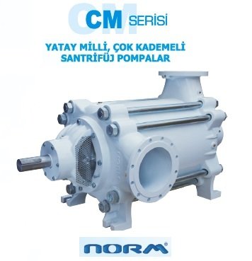 Norm CM 50/7      7.5 kW  380V   Yatay Milli Çok Kademeli Santrifüj Pompa (1450 d/dk)