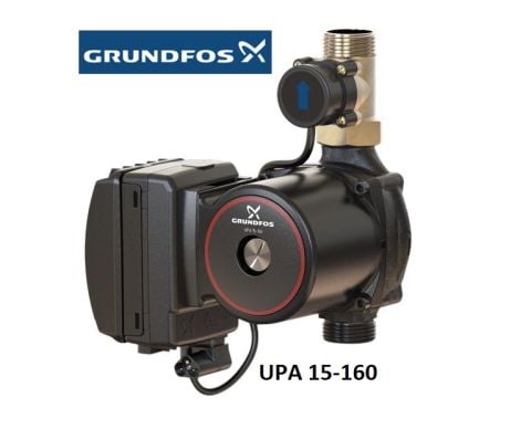 GRUNDFOS UPA 15-160 MİNİ EV HİDROFORU (GÜNEŞ ENERJİSİ SU BASINÇLANDIRMA POMPASI - SICAK SU RESİRKÜLASYONU) - 99610995