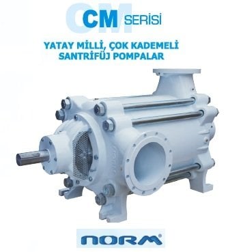 Norm CM 50/8      7.5 kW  380V   Yatay Milli Çok Kademeli Santrifüj Pompa (1450 d/dk)