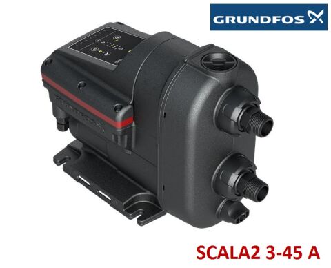 GRUNDFOS  SCALA2 3-45 A  FREKANS KONTROLLÜ KENDİNDEN EMİŞLİ DOMESTİK SU BASINÇ YÜKSELTİCİ KOMPAKT HİDROFOR - 220 VOLT -99027073-99027077-93013354