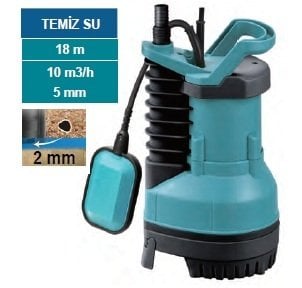 Momentum PKS-550-2P  500W-220V   Plastik Gövdeli Keson Kuyu Pompa