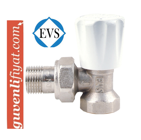 EVS 1/2 KÖŞE RADYATÖR VANA