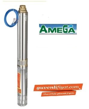 AMEGA 4 SB 3/35 -3HP-220V- 4'' MOTORLU DALGIÇ POMPA (MOTOR+POMPA) - vortex motorlu