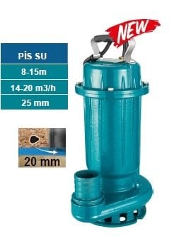 Momentum V550F  0.75Hp 220V  Döküm Gövdeli Pis Su Drenaj Dalgıç Pompa