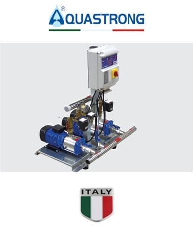 Aquastrong  DC3 XHC 8-50       3X4Hp 380V  Üç Pompalı Yatay Hidrofor