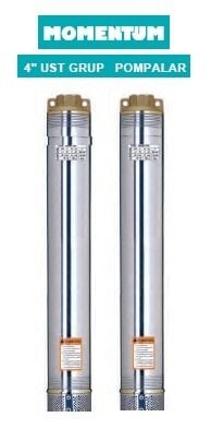 Momentum 4XRM3/0.75    1Hp 220V   4'' Dalgıç Pompa (Tek Pompa)