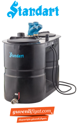 Standart Conflux 500-2-1.5 Çift Pompalı 1.5kw-2hp 500lt Hazneli  Hazır Atık Su Terfi İstasyonu