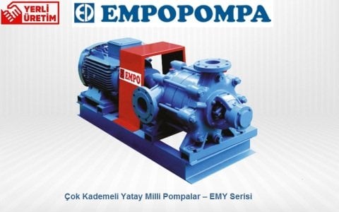 Empo  EMY-50/04      5.5 Hp  380V   Yatay Milli Çok Kademeli Santrifüj Pompa (1500 dev./dak.)