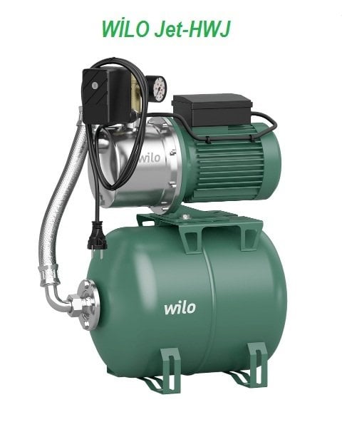 WİLO, HWJ 203 1.HP (4 KAT+4 DAİRE) YATAY TANKLI PASLANMAZ HİDROFOR