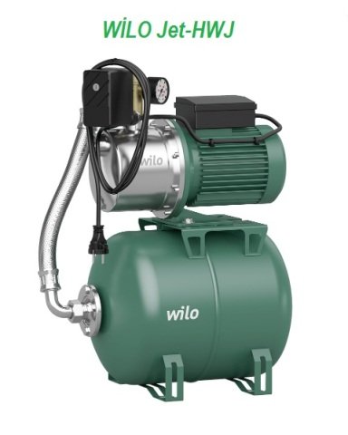 WİLO, HWJ 203 1.HP (4 KAT+4 DAİRE) YATAY TANKLI PASLANMAZ HİDROFOR