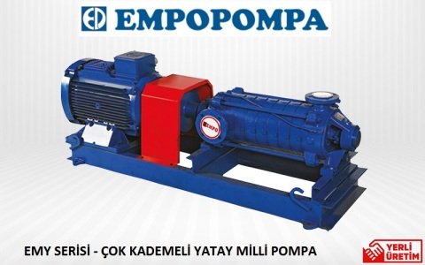 Empo  EMY-40/06      30 Hp  380V   Yatay Milli Çok Kademeli Santrifüj Pompa (3000 dev./dak.)
