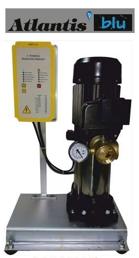 ATLANTİS YKSS 12-6KT -3HP-380V- TEK POMPALI DİK MİLLİ PAKET HİDROFOR