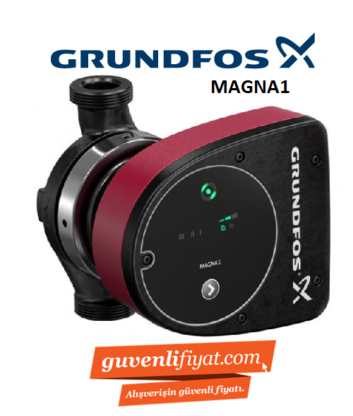 GRUNDFOS MAGNA1 25-40 180mm GİRİŞ-ÇIKIŞ 11/2\'\' FREKANS KONVERTÖRLÜ SİRKÜLASYON POMPASI-99221216