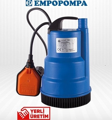 Empo  SU AYGIRI - 100 P      0.75Hp 220V   Plastik  Gövdeli Drenaj Dalgıç Pompa
