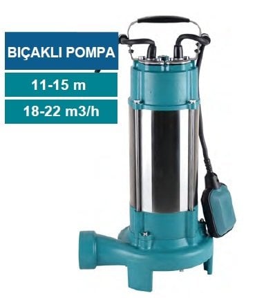 MOMENTUM PSP10-15/1.5   2HP  220V  BIÇAKLI FOSEPTİK DALGIÇ POMPA