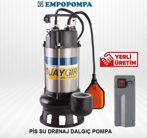 Empo SU AYGIRI  150 Y  T    1.5Hp  380V   Pis Su Dalgıç Pompa