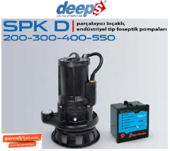 STAR SPK D 400 T 4.HP 380V PARÇALAYICI BIÇAKLI ENDÜSTRİYEL TİP FOSEPTİK DALGIÇ POMPA