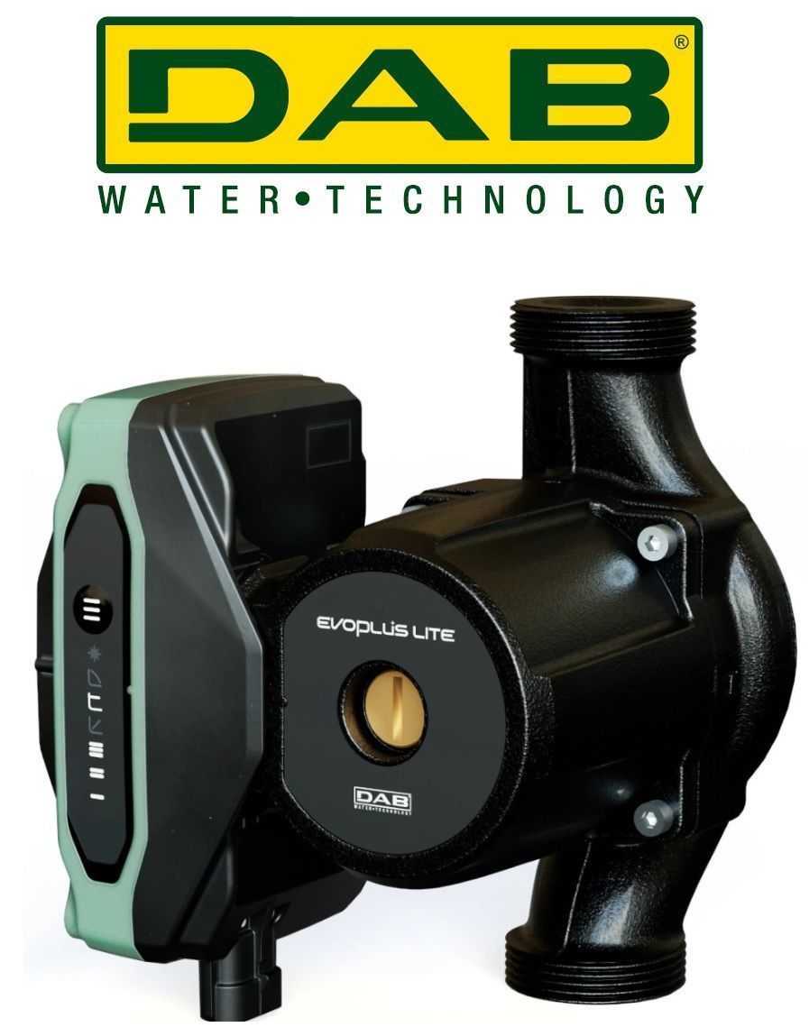 DAB, EVOPLUS LİTE 120/180-32, FREKANS KONVERTÖRLÜ, ISLAK ROTORLU, TEKLİ TİP SİRKÜLASYON POMPASI (1 ¼'')