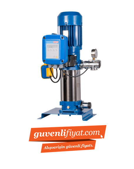 ETNA 1 KO 15/12-75 - 10 HP TEK POMPALI ÇOK KADEMELİ DİK MİLLİ HİDROFOR