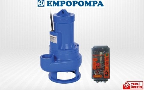 Empo SU AYGIRI 400 TC       4Hp 380V   Döküm Gövdeli Ağır Hizmet Tipi Pis Su Dalgıç Pompa (PANOLU)