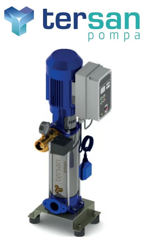 TERSAN, 1xTH 6-6, 0.75HP, 220V, TEK POMPALI, DÜŞEY MİLLİ, ÇOK KADEMELİ HİDROFOR