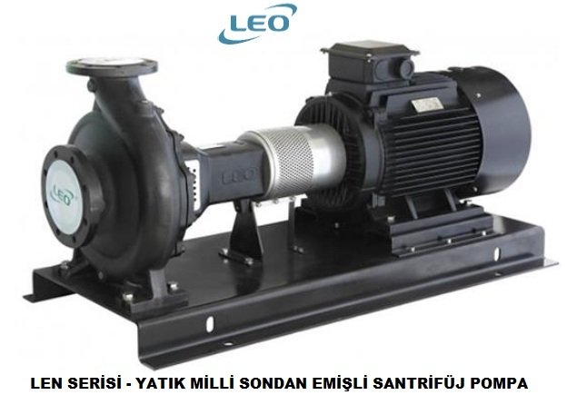 LEO  LEN125-80-250A    15 HP  380V   SONDAN EMİŞLİ  YATAY MİLLİ  SANTRİFÜJ POMPA