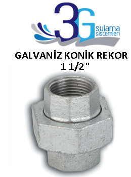 1 1/2 GALVANİZ KONİK REKOR