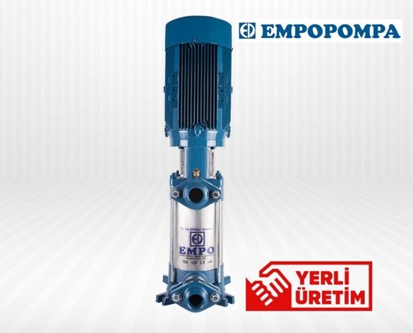 Empo  EMD-80/8 M     1Hp 220V  Düşey Milli Kademeli Pompa