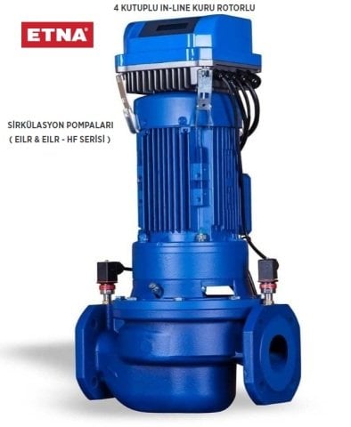 Etna EILR4 50-200/2.2    3Hp 380V  4 Kutuplu İnline Kuru Rotorlu Sirkülasyon Pompa