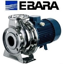 EBARA 3M 32-125/1.1M 220V 1.5 HP YATAY MİLLİ MONOBLOK PASLANMAZ ÇELİK SANTRİFÜJ POMPA