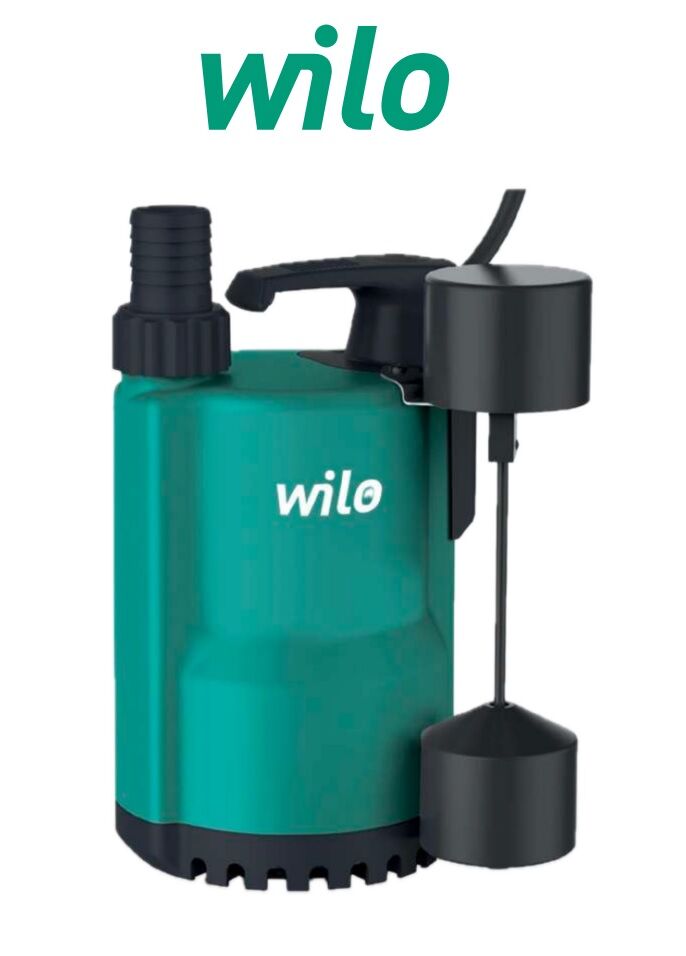 WİLO İNİTİAL DRAİN COMPACT 16.10 - 0.75 HP 220V GİZLİ (ASANSÖR) FLATÖRLÜ DRENAJ DALGIÇ POMPA