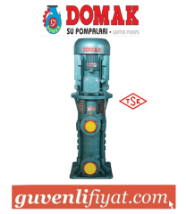 DOMAK KPDR40-4 10.HP 380V DÜŞEY MİLLİ ÇOK KADEMELİ PİK GÖVDELİ POMPA
