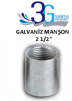 2 1/2 GALVANİZ MANŞON