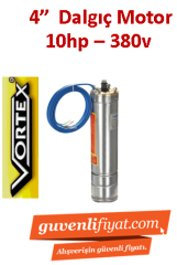 VORTEX VRT 1000 10HP 380V 4\'\' Tek Dalgıç Motor (Pompa Hariç)