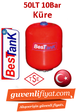 BEST 50LT 10Bar Küre Tip Genleşme Tankı