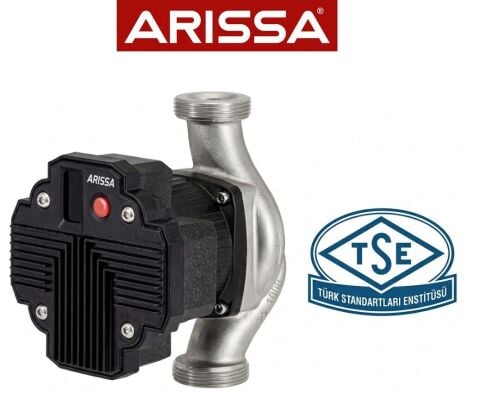 ARİSSA DHW-SS-HM-25-120-180 PASLANMAZ ÇELİK GÖVDELİ SICAK KULLANIM SUYU / RESİRKÜLASYON POMPASI