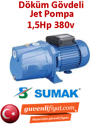 SUMAK SMJT150 1.5Hp 380v Döküm Gövdeli Jet Pompa