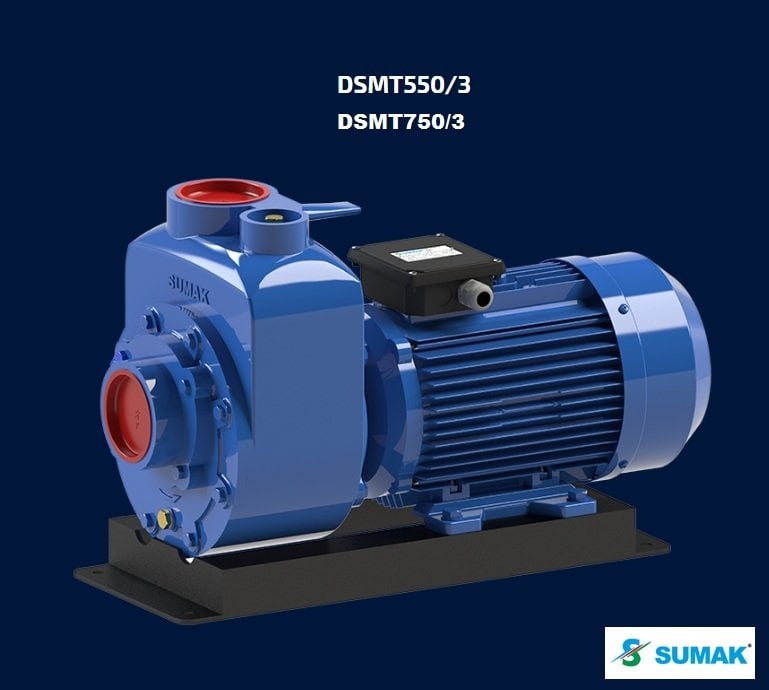 Sumak DSMT750/3   7.5Hp 380v Kendinden Klapeli Santrifüj Pompa