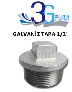 1/2 GALVANİZ DİŞLİ TAPA