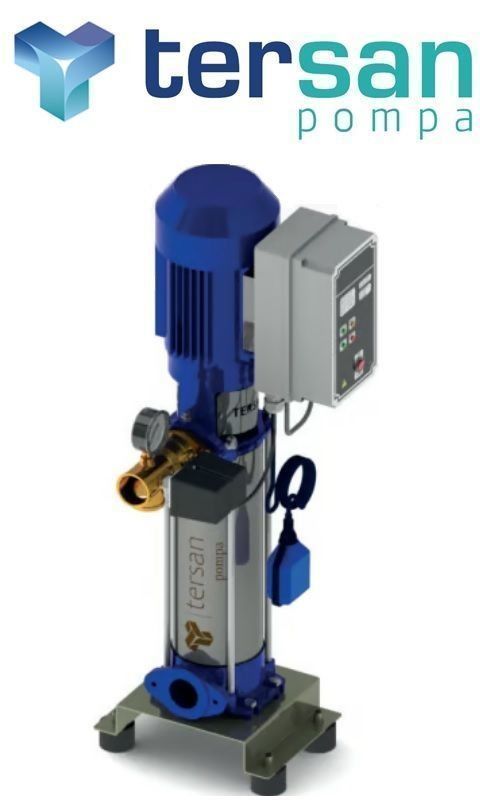 TERSAN, 1xTH 12-7, 7.5HP, 380V, TEK POMPALI, DÜŞEY MİLLİ, ÇOK KADEMELİ HİDROFOR