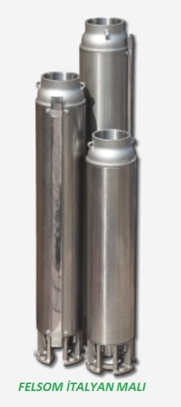 FELSOM AP B21 -12.5HP-21 KADEME- 6'' NORİL FAN DİFÜZÖRLÜ DALGIÇ POMPA (TEK POMPA)